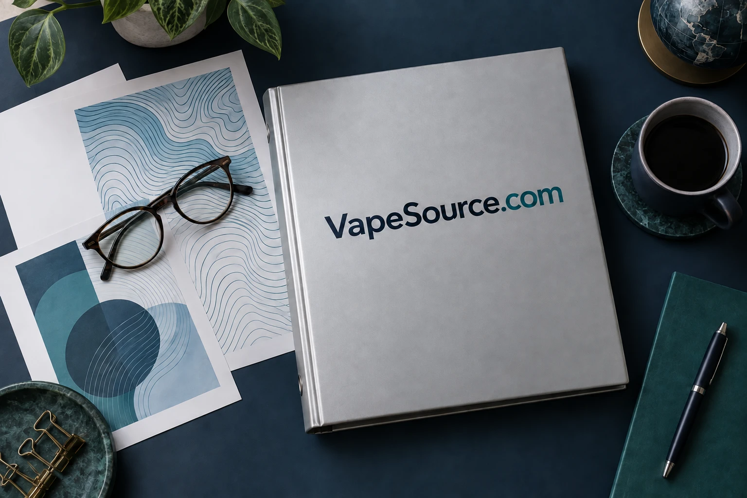 Vaping research journal concept for VapeSource.com